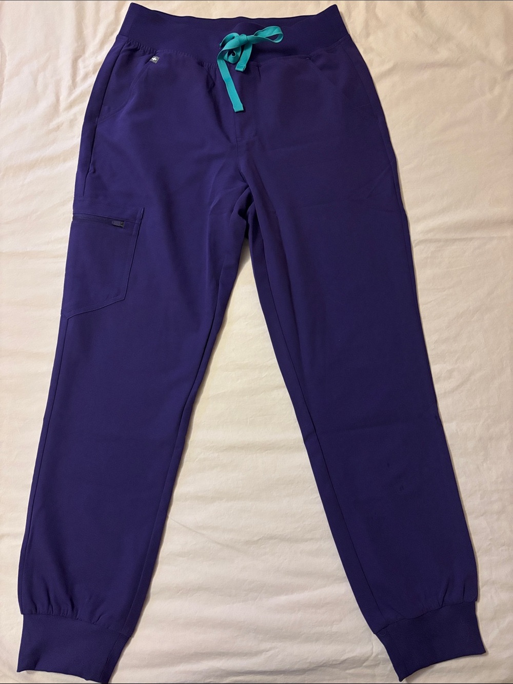 NWT Figs High Waisted Zamora Joggers in  Purple Pulse